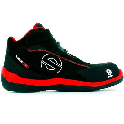 Chaussures de sécurité Sparco Racing Evo Losail Bruce Noir Rouge S3 SRC (47)