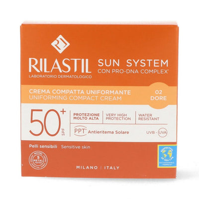 Poudres Compactes de Bronzage Rilastil Sun System Doré 10 g