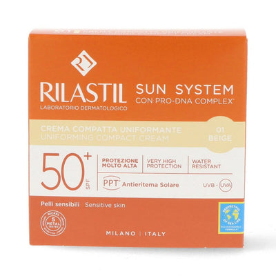 Poudres Compactes de Bronzage Rilastil Sun System Beige 10 g