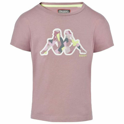 Child's Short Sleeve T-Shirt Kappa Quissy Kid Jr Pink