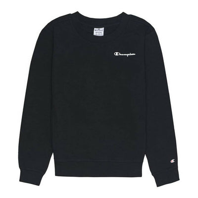 Women’s Sweatshirt without Hood Champion Small Script Logo Print Black