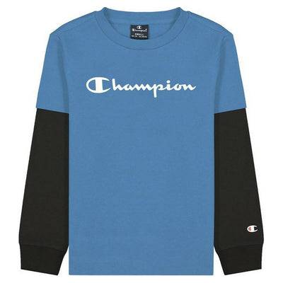 T shirt à manches courtes Enfant Champion Two Sleeves Bleu
