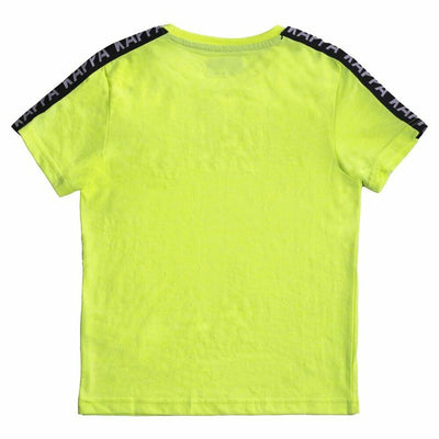 Child's Short Sleeve T-Shirt Kappa Skappa K Lime green