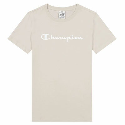 T-shirt à manches courtes femme Champion Big Script Logo Blanc