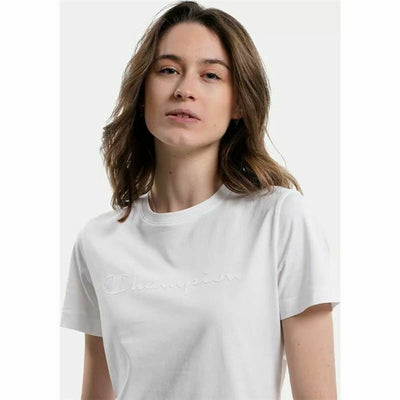 Women’s Short Sleeve T-Shirt Champion Crewneck  White