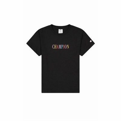 T-shirt à manches courtes femme Champion Crewneck Croptop Noir