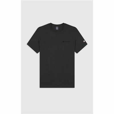 Men’s Short Sleeve T-Shirt Champion Crewneck Black