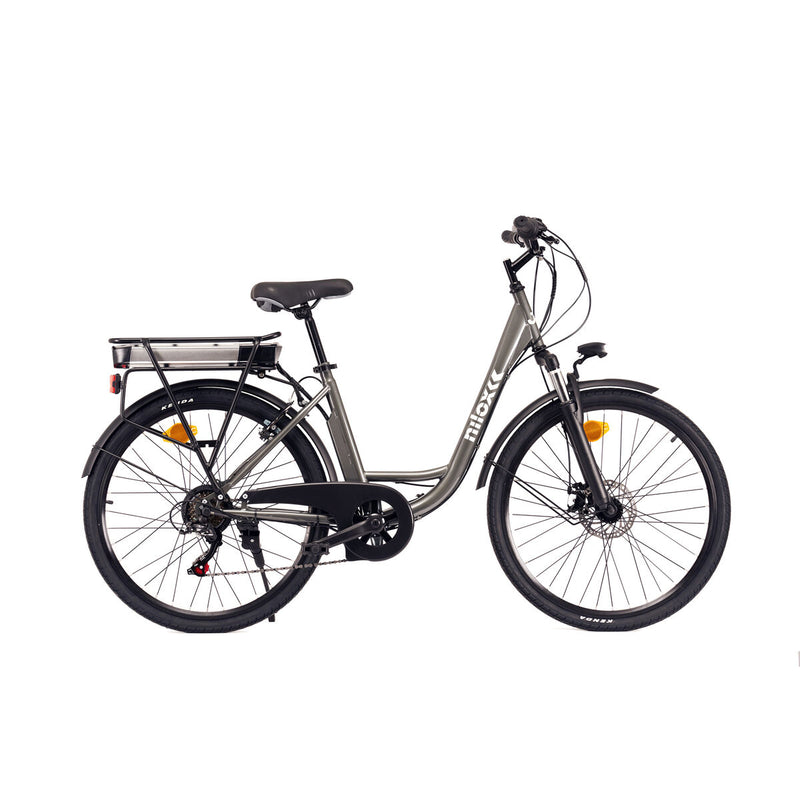 Bicicleta Elétrica Nilox J5 Plus Cinzento Preto/Cinzento 25 km/h 26"