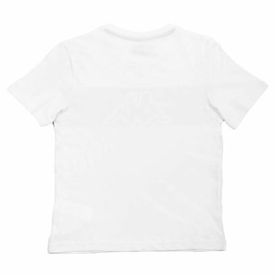 Child's Short Sleeve T-Shirt Kappa Skoto K White