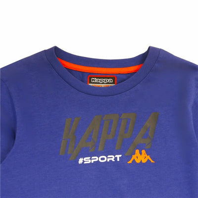 T-shirt à manches longues enfant Kappa Sportswear Martial Bleu