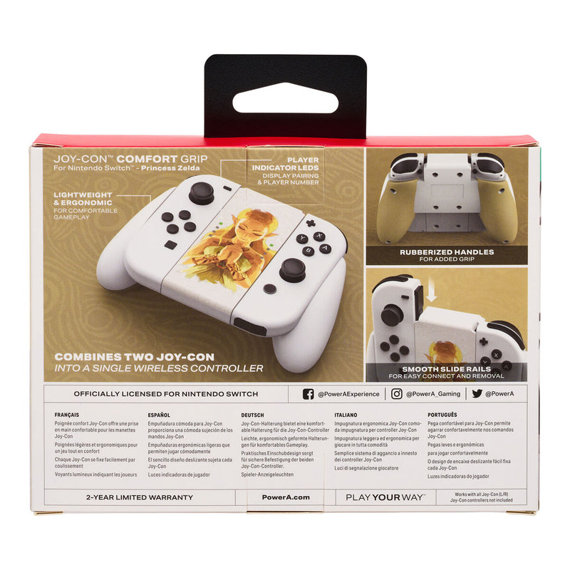 Comando Gaming Powera NSAC0059-01 Nintendo Switch Branco/Dourado
