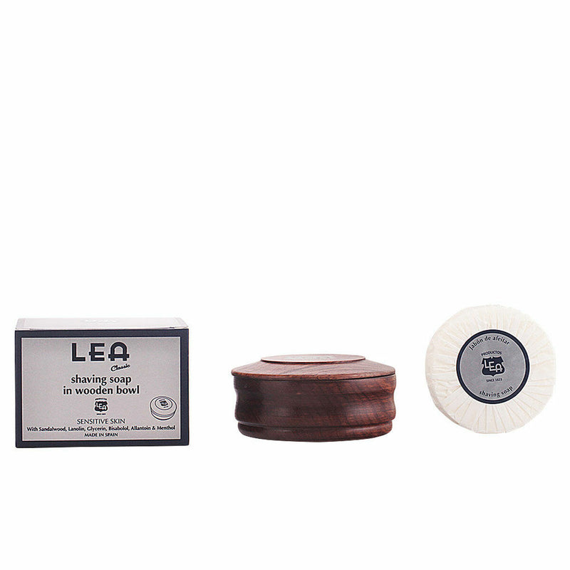 Sabonete de Barbear em Bowl de Madeira Lea Classic Sensitive Skin (100 ml)
