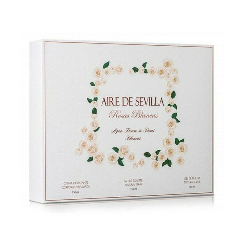 Conjunto de Perfume Mulher Rosas Blancas Aire Sevilla (3 pcs) (3 pcs)