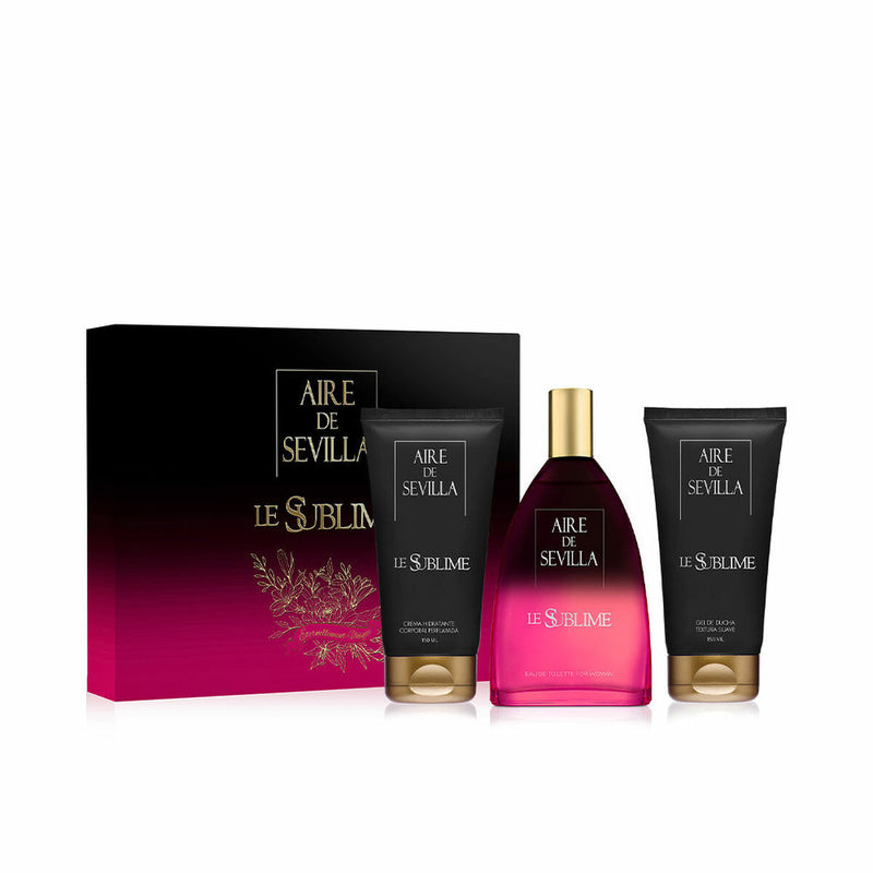 Conjunto de Perfume Mulher Aire Sevilla Le Sublime 3 Peças