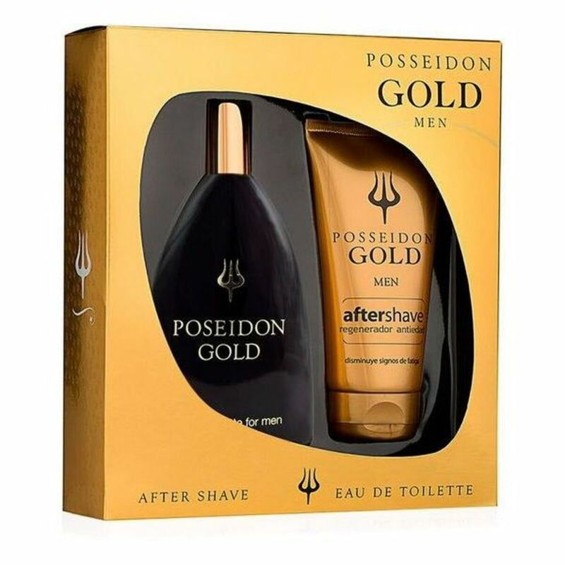 Conjunto de Perfume Homem Gold Poseidon (2 pcs) 2 Peças