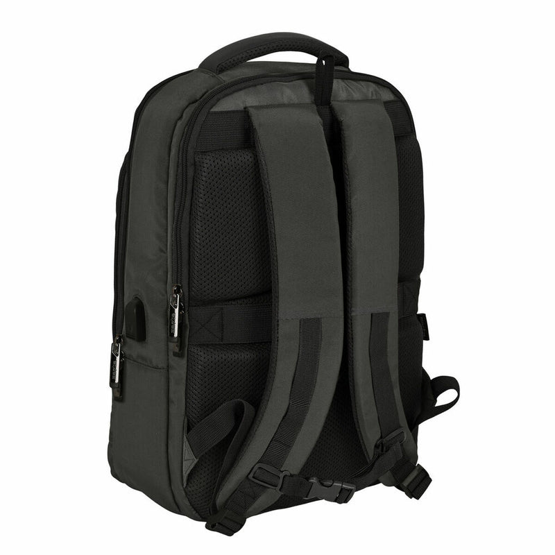 Rucksack for Laptop and Tablet with USB Output Safta Business Grey (29 x 44 x 15 cm)