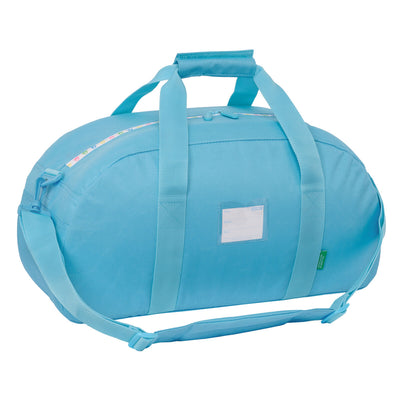 Sports bag Benetton Spring Sky blue 50 x 26 x 20 cm