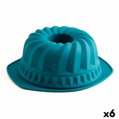 Springform Pan Quid Silik One Blue Plastic 24,3 x 28,4 cm (6 Units) (Pack 6x)