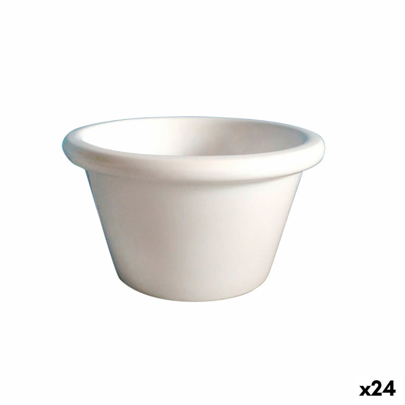 Ramequin Quid Professional Melamina Branco Plástico 8,5 x 8,5 x 4,5 cm (24 Unidades)