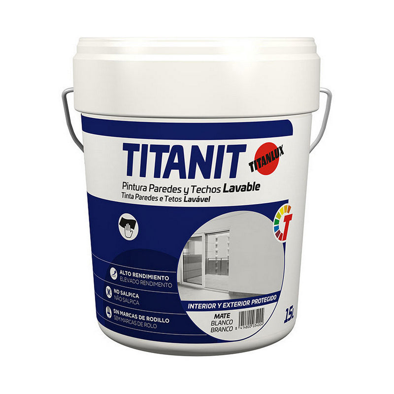 Paint Titanlux Biolux  a62000815 White 15 L