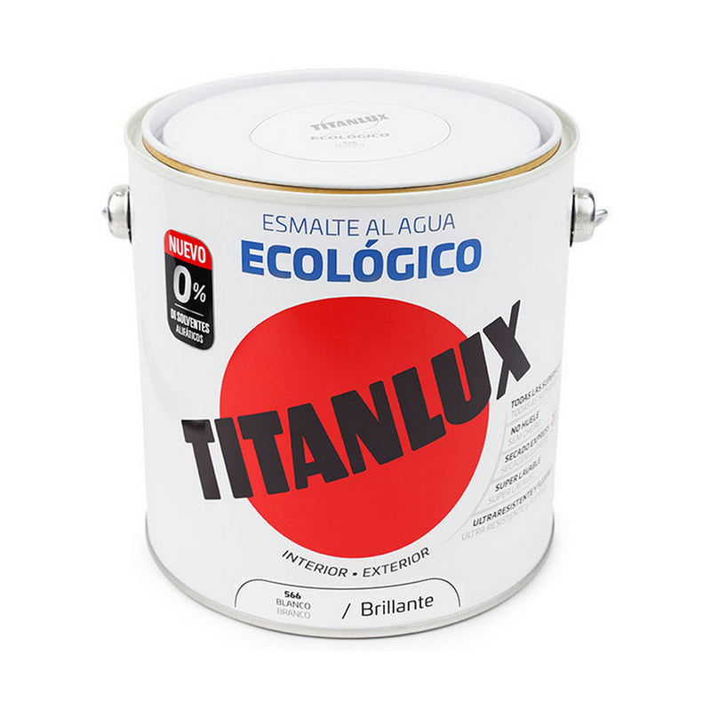 Tratamento Titanlux 00t056625 Esmalte base A água Branco 2,5 L Brilhante
