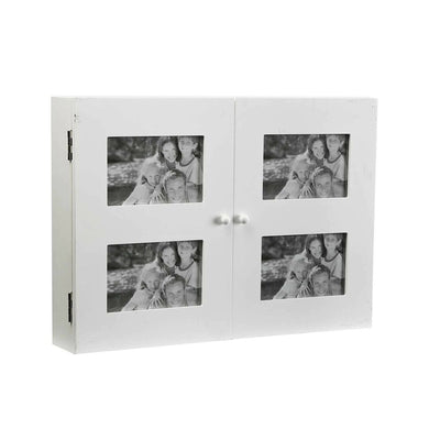Key cupboard Versa Wte White Wood 8,5 x 33 x 46 cm
