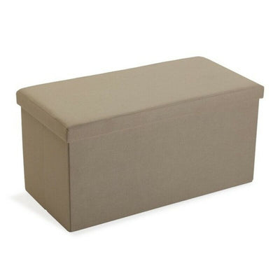 Storage chest with seat Length Detachable Linen MDF Wood (38 x 37,5 x 76,5 cm)
