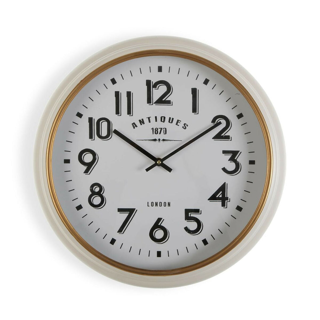 Wall Clock Versa Antiques White MDF Wood MDF Wood/Metal 5,8 x 42 cm