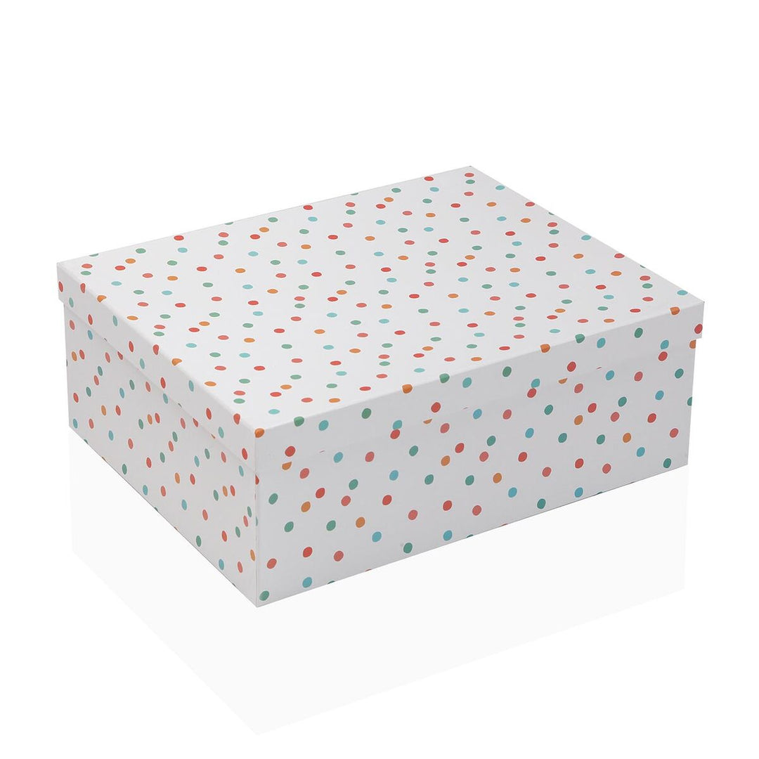 Set of decorative boxes Versa Cardboard (15 Pieces)