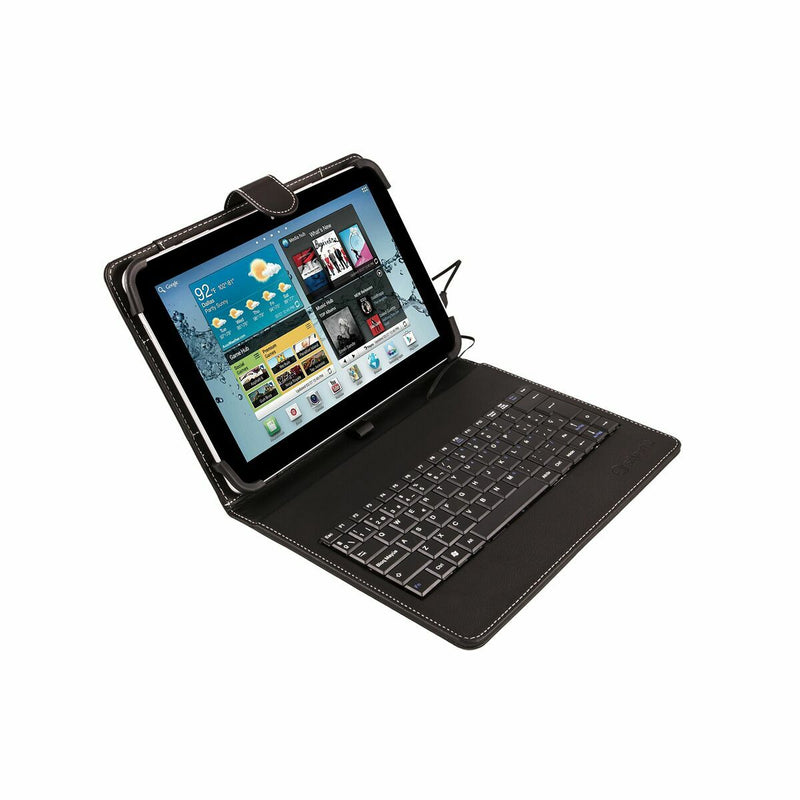 Capa para Tablet e Teclado Silver Electronics 111916040199 Qwerty espanhol 9"-10.1"
