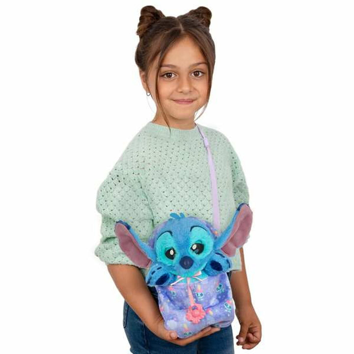 Fluffy toy Stitch 10,30 x 19 x 11,20 cm Multicolour Plastic