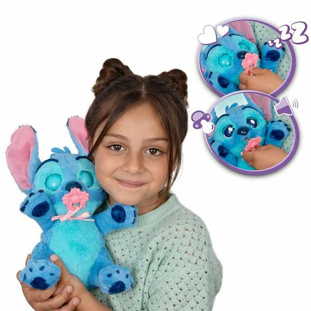 Fluffy toy Stitch 10,30 x 19 x 11,20 cm Multicolour Plastic
