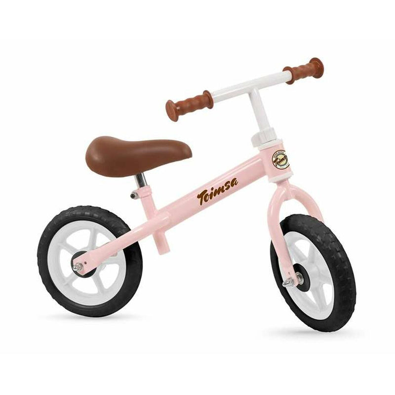 Bicicleta Infantil Toimsa   10" Sem Pedais Cor de Rosa + 2 Anos