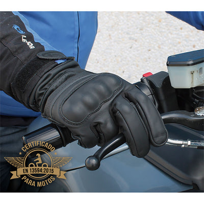 Motorbike Gloves JUBA Black 7