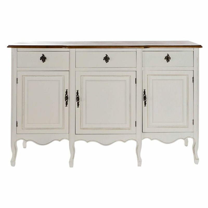 Sideboard DKD Home Decor   140 x 45 x 90 cm Brown White Dark brown Paolownia wood