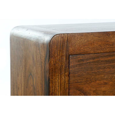 Table d'appoint DKD Home Decor S3022538 110 x 27,5 x 76 cm Doré Marron Acacia