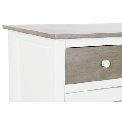 Chest of drawers DKD Home Decor White Grey Crystal Poplar Cottage 80 x 40 x 85 cm