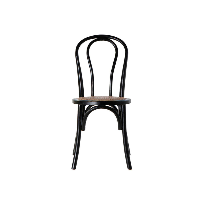Dining Chair DKD Home Decor Black Multicolour 43 x 44 x 89 cm