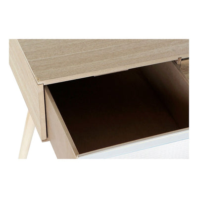 Desk DKD Home Decor White Brown Wood (100 x 50 x 76 cm)