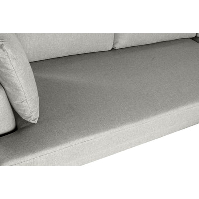 Chaise Longue Sofa DKD Home Decor Grey Polyester Metal (240 x 160 x 85 cm)