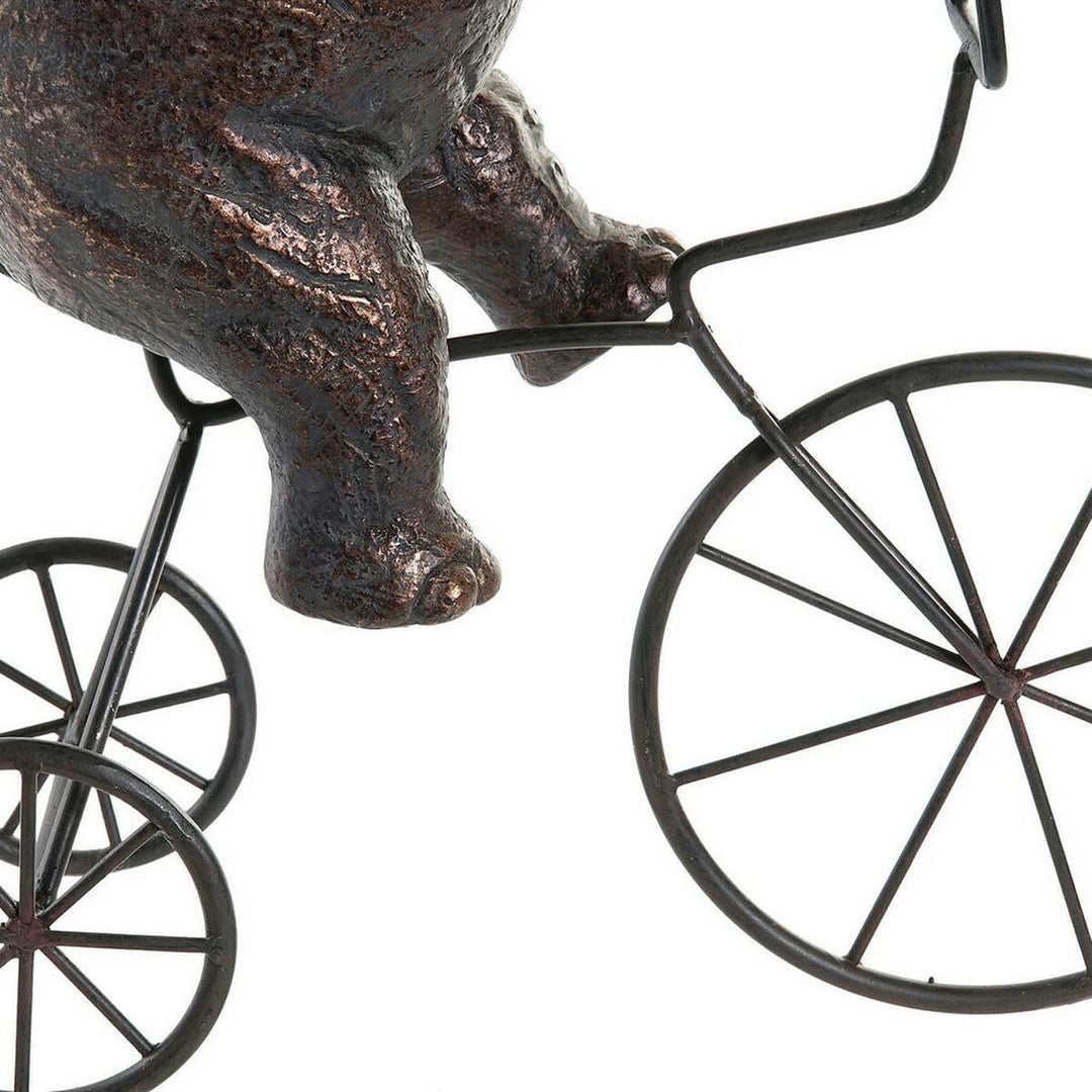 Decorative Figure DKD Home Decor Black Elephant Modern 30 x 12 x 37 cm