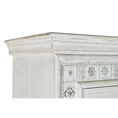 Cupboard DKD Home Decor MB-182006 100 x 40 x 181 cm Wood White Mango wood