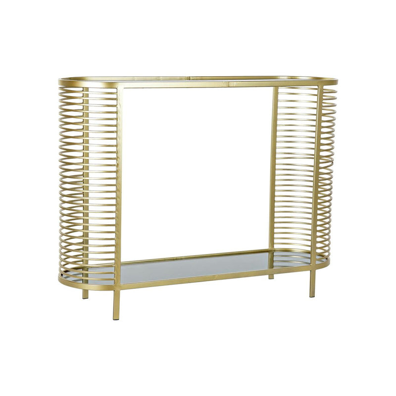 Console DKD Home Decor Golden Metal Crystal 106,5 x 31 x 79,5 cm