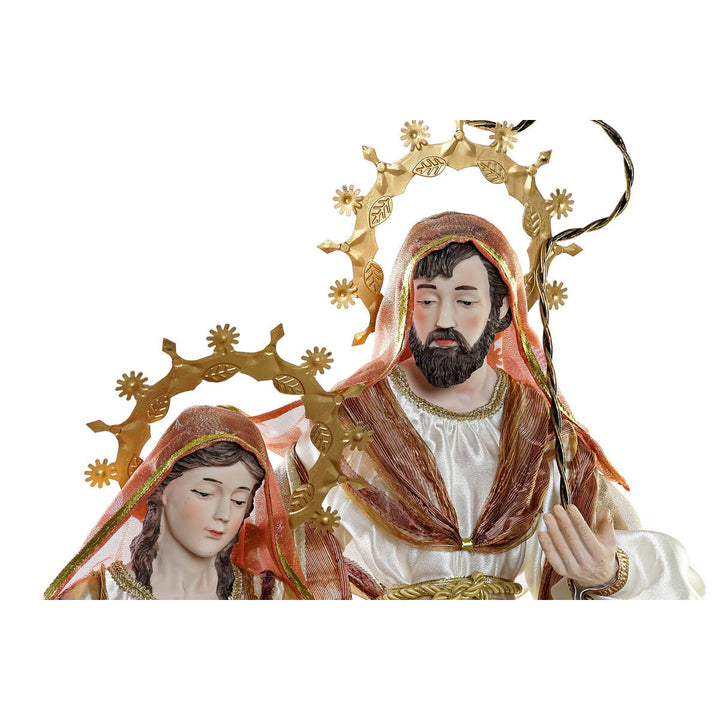 Christmas nativity set DKD Home Decor White Golden 48 x 28 x 90 cm Plastic