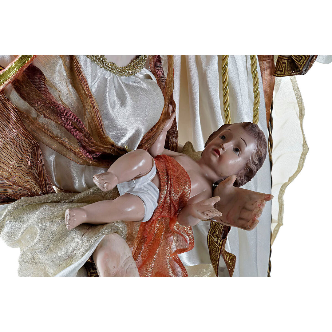 Christmas nativity set DKD Home Decor White Golden 48 x 28 x 90 cm Plastic