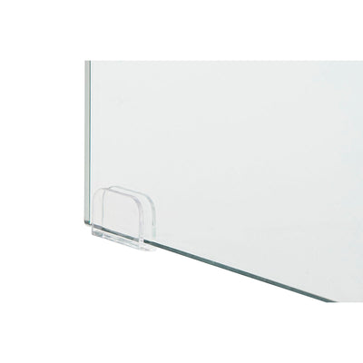 Consola DKD Home Decor Cristal Transparente Marrom claro 160 x 45 x 80 cm Madeira MDF