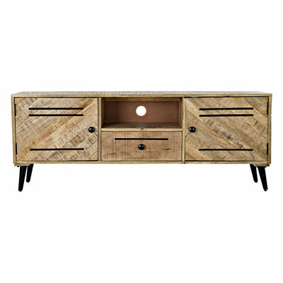 TV furniture DKD Home Decor Brown Metal Mango wood (150 x 59 x 40 cm)