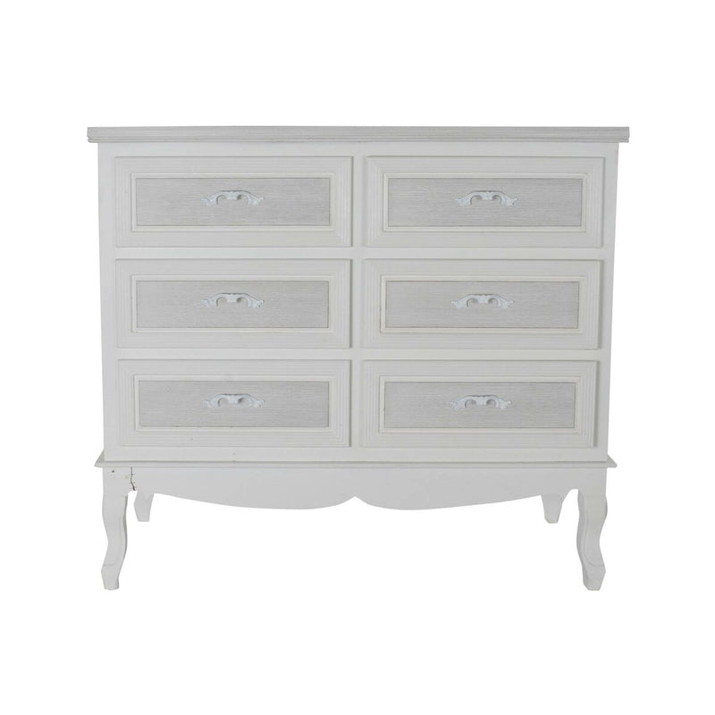 Chest of drawers DKD Home Decor 100 x 40 x 87 cm Wood White Romantic MDF Wood