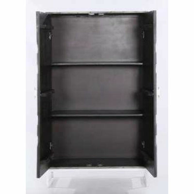 Cupboard DKD Home Decor 8424001892006 90 x 38 x 151 cm Grey Metal White Mango wood