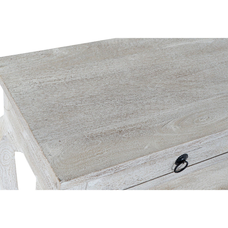 Console DKD Home Decor White Multicolour Wood Mango wood 115 x 38 x 76 cm